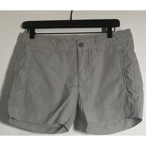 Stio Hilliard Hiking Shorts Size 4 Gray Lightweight Stretch UPF 50+